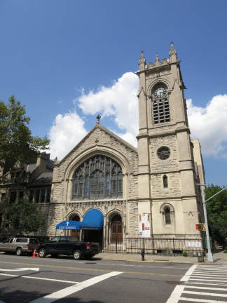 Annunciation Greek Orthodox Church at West 91st Street and West End Avenue received a $25,000 grant to restore windows and repair water damage. Photo courtesy of New York Landmarks Conservancy