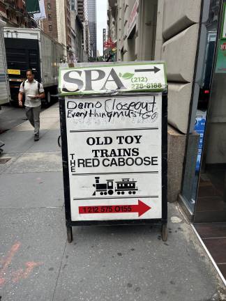 After 56 years in business, Manhattan’s last hobby shop will vanish before the holidays. No more over the counter sales of hobby items in Gotham.
