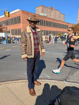 Ernest Connor, who ran the 1980 NYC Marathon backwards.