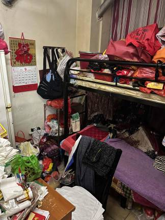 The mess in the basement of 118-120 Elizabeth St.