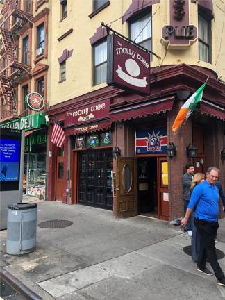 Demolishing the block south of Penn Station—which contains apartment buildings, a historic Catholic church, pubs, delis, restaurants, and a parking garage—is “on absolute hold,” according to Andy Byford, the official that Donald Trump has put in charge of the Penn Station rebuild.