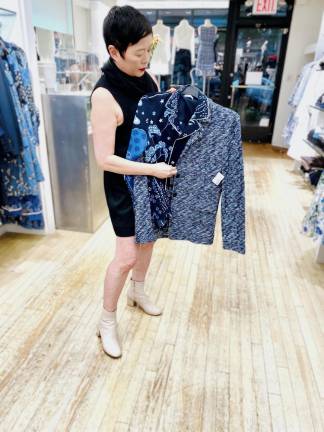 Liana Pai in her shop. Photo: Geoffrey Quelle