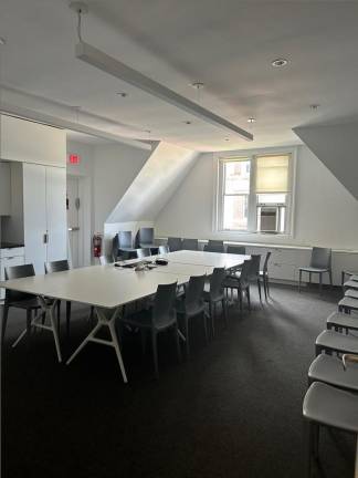 Caption: Inside of a third-floor classroom in Buell Hall located at 515 W 116th Street. Photo: Alessia Girardin