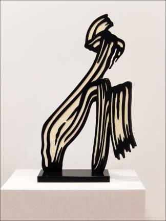 Maquette for Brushstroke, Roy Lichtenstein. Photo by Mary Gregory