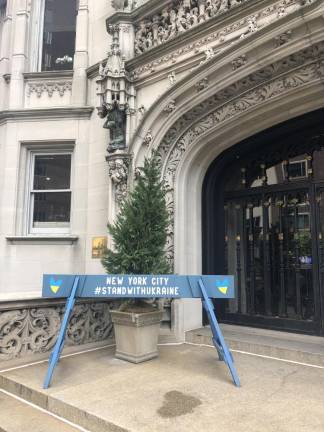 The Ukrainian Institute of America at 2 East 79th Street on a recent afternoon. Photo: Val Castronovo