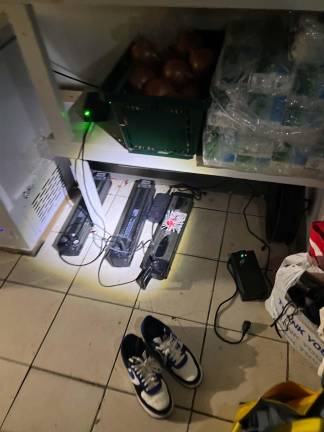 Dangerous battery charging at 118-120 Elizabeth St.