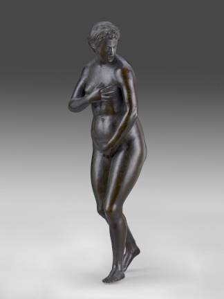 Mantuan Artist (?). Nude Female Figure (Shouting Woman). Early 16th century. Bronze. H.: 10 1/2 inches. The Frick Collection, New York. Photo: Michael Bodycomb