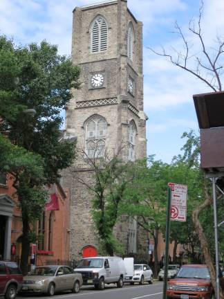 St. Peter&#x2019;s Episcopal Church, at 346 West 20th Street in Chelsea, has received a $25,000 matching grant from the New York Landmarks Conservancy that will help the fabled &quot;Christmas Church&quot; shore up its 180-year-old exterior walls. Photo: New York Landmarks Conservancy
