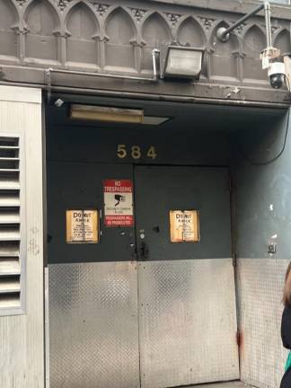 The Music Building on Eighth Ave, where a man was shot in the head on March 8. Over the years, the unassuming building has hosted musicians ranging from Madonna to Billy Idol. The victim of the shooting is said to be in critical condition.