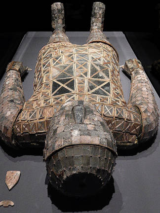 Jade was believed to have magical powers, protecting the dead in the journey to an afterlife. Princess Dou Wan had a whole suit made for herself. Photo: Adel Gorgy