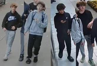 Four teens sought by cops for allegedly spray-painting swastikas on multiple UES buildings. The hate crime reportedly happened on October 9.