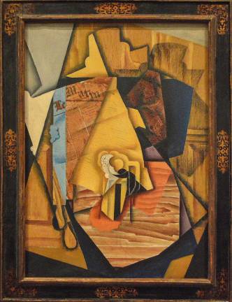 Juan Gris's Cubist masterpiece &quot;The Man at the Caf&#xe9;&quot; started a 13-year artistic journey for Joseph Cornell. Photo: Adel Gorgy
