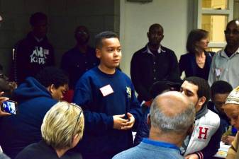 Students talked about programs they would like to see the community put into place.