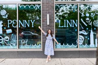 Penny Linn’s new New York location is in Chelsea on 10th Avenue at 28th Street in a unique space that was once an art gallery.