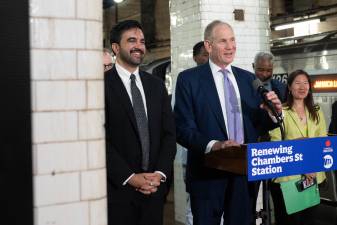 The MTA hopes to one day create a “thermal energy network” that would radically cool off the interconnected Chambers Street and Brooklyn-Bridge City Hall subway stations.