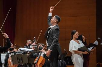 Malcolm J. Merriweather, Music Director/Conductor of The Dessoff Choirs and newly appointed Director of New York Philharmonic Choir. Photo: Stephanie Berger