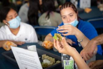 <b>Students participate in a cooking demo at Gracie Mansion as part of last year’s Summer Youth Employment Program. The deadline to apply for this year’s program is April 14.</b> Photo: Ed Reed/Office of NYC Mayor