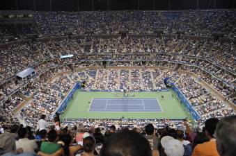 Two Manhattan high school students, Daria Isajeva and Jeremy Orlicki-So, talked to <i>Straus News </i>about serving on the ball crew at the U.S. Open.