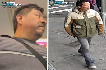 Left: Wanted for public lewdness on 4 train; right: wanted for assault on Market Street.