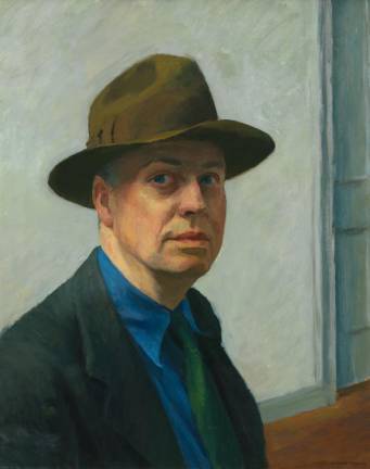 Edward Hopper, “Self-Portrait,” 1925–30. Oil on canvas. Whitney Museum of American Art, New York; Josephine N. Hopper Bequest70.1165. © 2022 Heirs of Josephine N. Hopper/Licensed by Artists Rights Society (ARS), New York