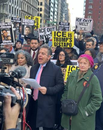 State Assembly Member Tony Simone, who represents Chelsea and Hell’s Kitchen, is pushing for the passage of bills that would limit ICE activity in New York.