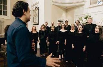 Alejandro Hernandez-Valdez conducts the award winning choir at All Souls Church on the Upper East Side. Photo: Alejandro Ibarra