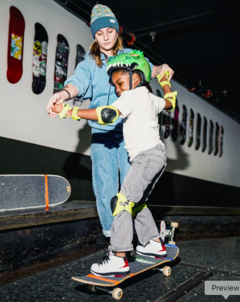 Homage Skateboard Academy, which has its own special skate park in west Brooklyn, is offering weekly camps this summer.