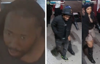 Wanted for Public Lewdness on subway (left); Wanted for Robbery on Stanton Street.