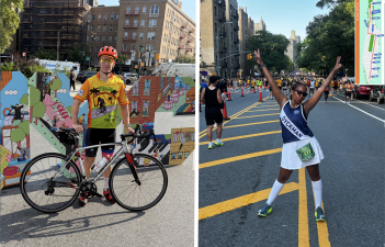 Summer Streets + Harlem Week = Manhattan Outside Utopia! Inwood left, Harlem right.