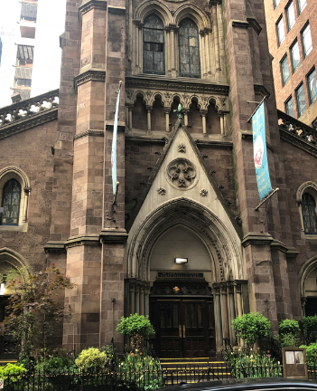 The church of St. John the Baptist on West 30th St. near Seventh Ave. was built in 1871-72.