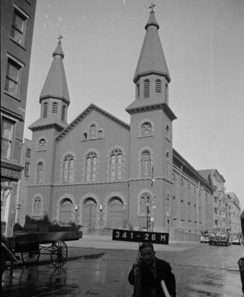 Church of St. Mary at 440 Grand St., circa 1940.