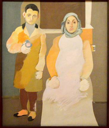 Armenian-American artist Arshile Gorky’s haunting “The Artist and His Mother” recalls his youth, his family’s survival of a death march, and his mother’s eventual death from starvation. Photo: Adel Gorgy