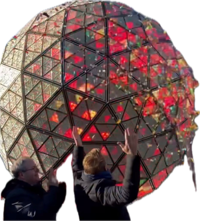 If you want to watch the New Year’s Eve ball drop in Times Square, best to get there early. Attendees will be allowed into viewing areas at 6 p.m., so it will be an endurance test waiting for the ball to drop