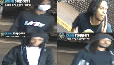 Photos of the suspects wanted in connection with a June 25 armed robbery at a UES garage. Two luxury vehicles, a black 2024 Audi Q5 and a black 2025 BMW X7, were stolen. As of now, no arrests have been made.