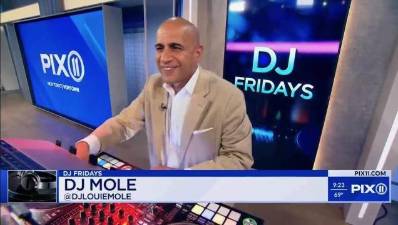 DJ Louis Mole during one of his many TV appearances. Other notables are a “Bar Rescue” episode after the team helped rebuild Bungalow Bar post Hurricane Sandy, and “The Real Housewives of New Jersey” episode featuring a Sweet 16.