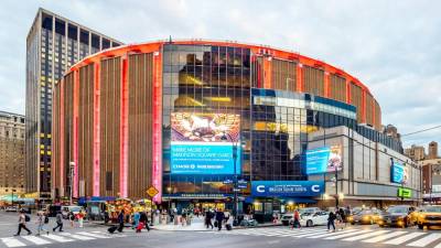 Madison Square Garden Entertaintment, the company that owns the Knicks and Rangers wants to stay in the “world’s most famous arena” forever. Politicos and activists want the company gone to make way for a new Penn Stastions. Photo: ajay_suresh Flickr Commons