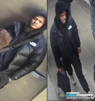 Wanted for assault at the 96th Street subway station, Dec. 19, 2025.