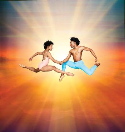 Alvin Ailey American Dance Theater's Jacquelin Harris and Chalvar Monteiro. Photo: Andrew Eccles.