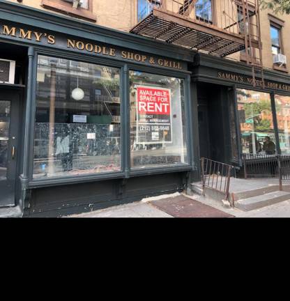 <i><b>Neighbors still mourn the loss of Sammy’s Noodle Shop &amp; Grill, a place of comfort for three decades that closed in August 2020, an early victim of the pandemic. </b></i>