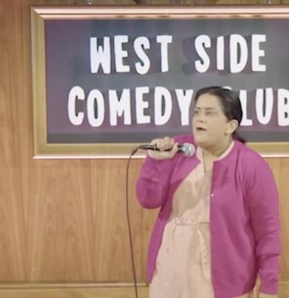 The inimitable Zarna Garg rocks the mic.