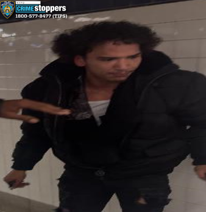 Wanted for assault at Canal Street subway station, Oct. 11, 2025.