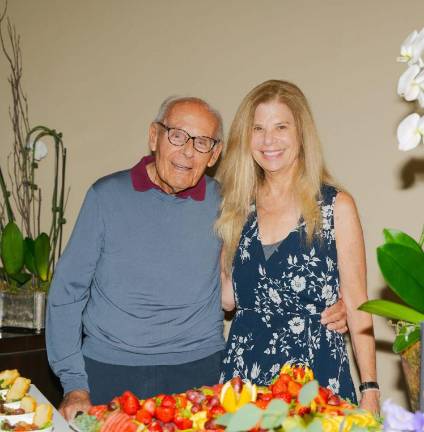 Harry Abrams with his wife Gay. Photo: Courtesy Harry Abrams