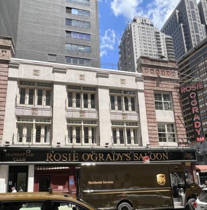 Rosie O’Grady’s, a famed Irish saloon on 7th Ave., is closing on July 1st after 43 years. Photo: Jack Ahern