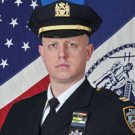Sources are betting that Captain Robert Gault, commanding officer of Chelsea’s 10th Precinct is moving to the East Side to the 13th Pct that covers Stuyvesant Town, Gramercy Park and Union. . Photo: NYPD 10 Pct web site