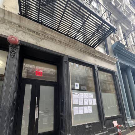 A basement fire shut down a Michelin-starred sushi restaurant on Leonard St. (pictured above) last month, with the cause under investigation.