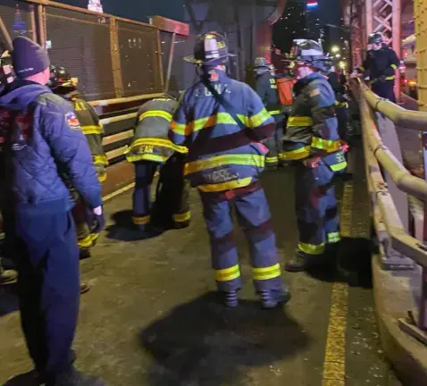 Firefighters took hours to make the complicated, confined space extraction of the injured teen on the night of Feb. 16. Over 75 firefighters and EMS personnel responded, snarling traffic on the Queensboro bridge for hours.