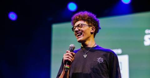 From Camper to Headliner: Teen Speaks at Central Park Climate Concert