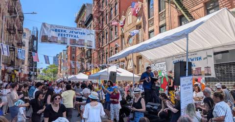 Greek Jewish Festival Brings Huge Crowd to Broome Street