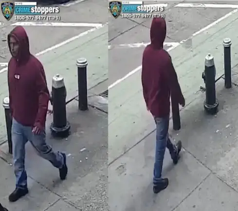 Wanted for Forcible Touching in Midtown, April 22, 2026.