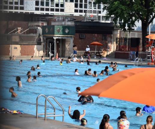 <b>The Hamilton Fish Pool is the only one in Manhattan that still offers Learn to Swim programs for toddlers and young children. No city pools anywhere are offering adult lap swim due to a severe lifeguard shortage. </b>Photo: Elijah Hurewitz-Ravitch